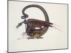 D Is for Dragon, 1979-Wayne Anderson-Mounted Giclee Print