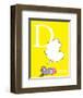 D is for Dream (yellow)-Theodor (Dr. Seuss) Geisel-Framed Art Print