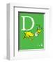 D is for Duck (green)-Theodor (Dr. Seuss) Geisel-Framed Art Print