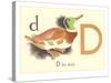 D is for Duck-null-Stretched Canvas