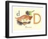 D is for Duck-null-Framed Art Print