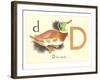 D is for Duck-null-Framed Art Print