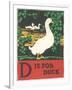 D is for Duck-null-Framed Art Print