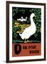 D is for Duck-Charles Buckles Falls-Framed Art Print