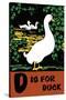 D is for Duck-Charles Buckles Falls-Stretched Canvas