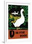 D is for Duck-Charles Buckles Falls-Framed Art Print