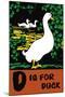D is for Duck-Charles Buckles Falls-Mounted Art Print