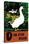 D is for Duck-Charles Buckles Falls-Stretched Canvas