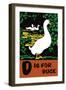 D is for Duck-Charles Buckles Falls-Framed Art Print