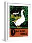 D is for Duck-Charles Buckles Falls-Framed Art Print