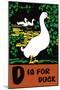 D is for Duck-Charles Buckles Falls-Mounted Art Print