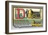 D is the Driver-null-Framed Art Print