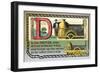 D is the Driver-null-Framed Art Print