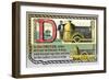 D is the Driver-null-Framed Premium Giclee Print