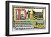 D is the Driver-null-Framed Premium Giclee Print