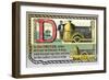 D is the Driver-null-Framed Art Print