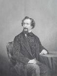 Charles Dickens, 1860-D.j. Pound-Framed Giclee Print