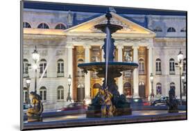 D. Maria II National Theatre, Rossio Square, Lisbon, Portugal-Peter Adams-Mounted Photographic Print