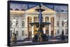 D. Maria II National Theatre, Rossio Square, Lisbon, Portugal-Peter Adams-Framed Stretched Canvas