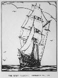 Brigantine Built in Nova Scotia in 1861-D. Marshall-Art Print