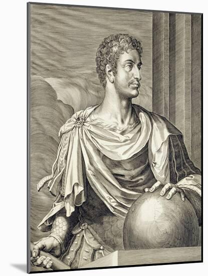 D. Octavius Augustus Emperor of Rome 27 BC - 14 AD-Titian (Tiziano Vecelli)-Mounted Giclee Print