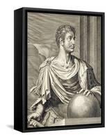 D. Octavius Augustus Emperor of Rome 27 BC - 14 AD-Titian (Tiziano Vecelli)-Framed Stretched Canvas