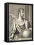 D. Octavius Augustus Emperor of Rome 27 BC - 14 AD-Titian (Tiziano Vecelli)-Framed Stretched Canvas