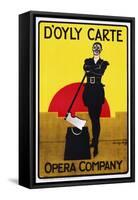 D'Oyly Carte Opera Company Poster-Dudley Hardy-Framed Stretched Canvas