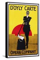 D'Oyly Carte Opera Company Poster-Dudley Hardy-Framed Stretched Canvas