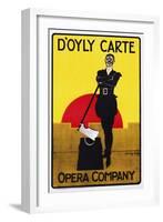 D'Oyly Carte Opera Company Poster-Dudley Hardy-Framed Giclee Print