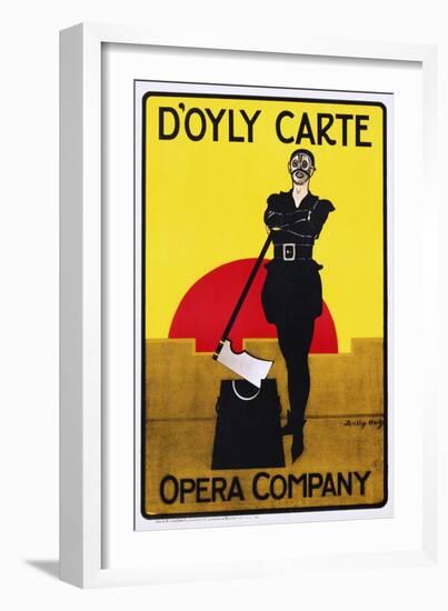 D'Oyly Carte Opera Company Poster-Dudley Hardy-Framed Giclee Print