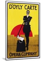 D'Oyly Carte Opera Company Poster-Dudley Hardy-Mounted Giclee Print