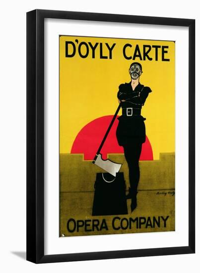D'Oyly Carte Opera Company's "The Yeomen of the Guard," by Gilbert and Sullivan, 1907-Dudley Hardy-Framed Premium Giclee Print