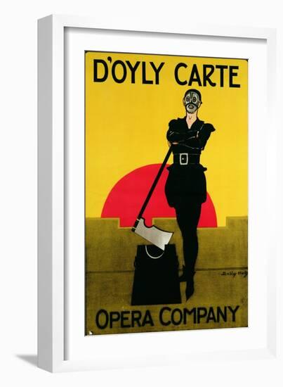 D'Oyly Carte Opera Company's "The Yeomen of the Guard," by Gilbert and Sullivan, 1907-Dudley Hardy-Framed Giclee Print
