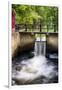 D & R Canal Lock, New Jersey-George Oze-Framed Photographic Print