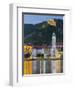 DŸrnstein Abbey, Blue Tower, Wachau, the Danube, Lower Austria, Austria-Rainer Mirau-Framed Photographic Print