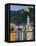 DŸrnstein Abbey, Blue Tower, Wachau, the Danube, Lower Austria, Austria-Rainer Mirau-Framed Stretched Canvas