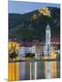 DŸrnstein Abbey, Blue Tower, Wachau, the Danube, Lower Austria, Austria-Rainer Mirau-Mounted Photographic Print