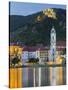 DŸrnstein Abbey, Blue Tower, Wachau, the Danube, Lower Austria, Austria-Rainer Mirau-Stretched Canvas