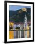 DŸrnstein Abbey, Blue Tower, Wachau, the Danube, Lower Austria, Austria-Rainer Mirau-Framed Photographic Print