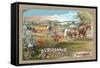 D.S. Morgan Harvesting Machinery-C.e. Hoffman-Framed Stretched Canvas