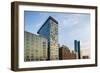 DŸsseldorf, North Rhine-Westphalia, Germany, Office Building in the Media Harbour-Bernd Wittelsbach-Framed Photographic Print