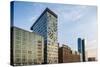 DŸsseldorf, North Rhine-Westphalia, Germany, Office Building in the Media Harbour-Bernd Wittelsbach-Stretched Canvas