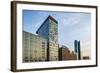 DŸsseldorf, North Rhine-Westphalia, Germany, Office Building in the Media Harbour-Bernd Wittelsbach-Framed Photographic Print