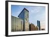 DŸsseldorf, North Rhine-Westphalia, Germany, Office Building in the Media Harbour-Bernd Wittelsbach-Framed Photographic Print