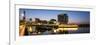 DŸsseldorf, North Rhine-Westphalia, Panorama of the Media Harbour with Hyatt Hotel-Bernd Wittelsbach-Framed Photographic Print