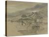 D View of Sion-John Ruskin-Stretched Canvas