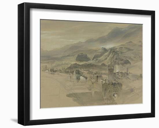 D View of Sion-John Ruskin-Framed Giclee Print