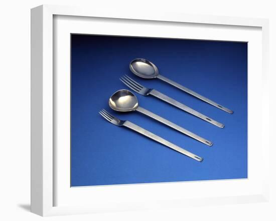 D.W. Hislop Set of Spoons and Forks-Charles Rennie Mackintosh-Framed Giclee Print