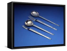 D.W. Hislop Set of Spoons and Forks-Charles Rennie Mackintosh-Framed Stretched Canvas